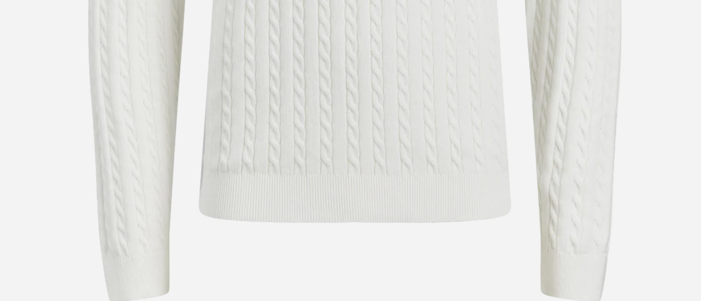 JJCARLSON Pullover - Cloud Dancer