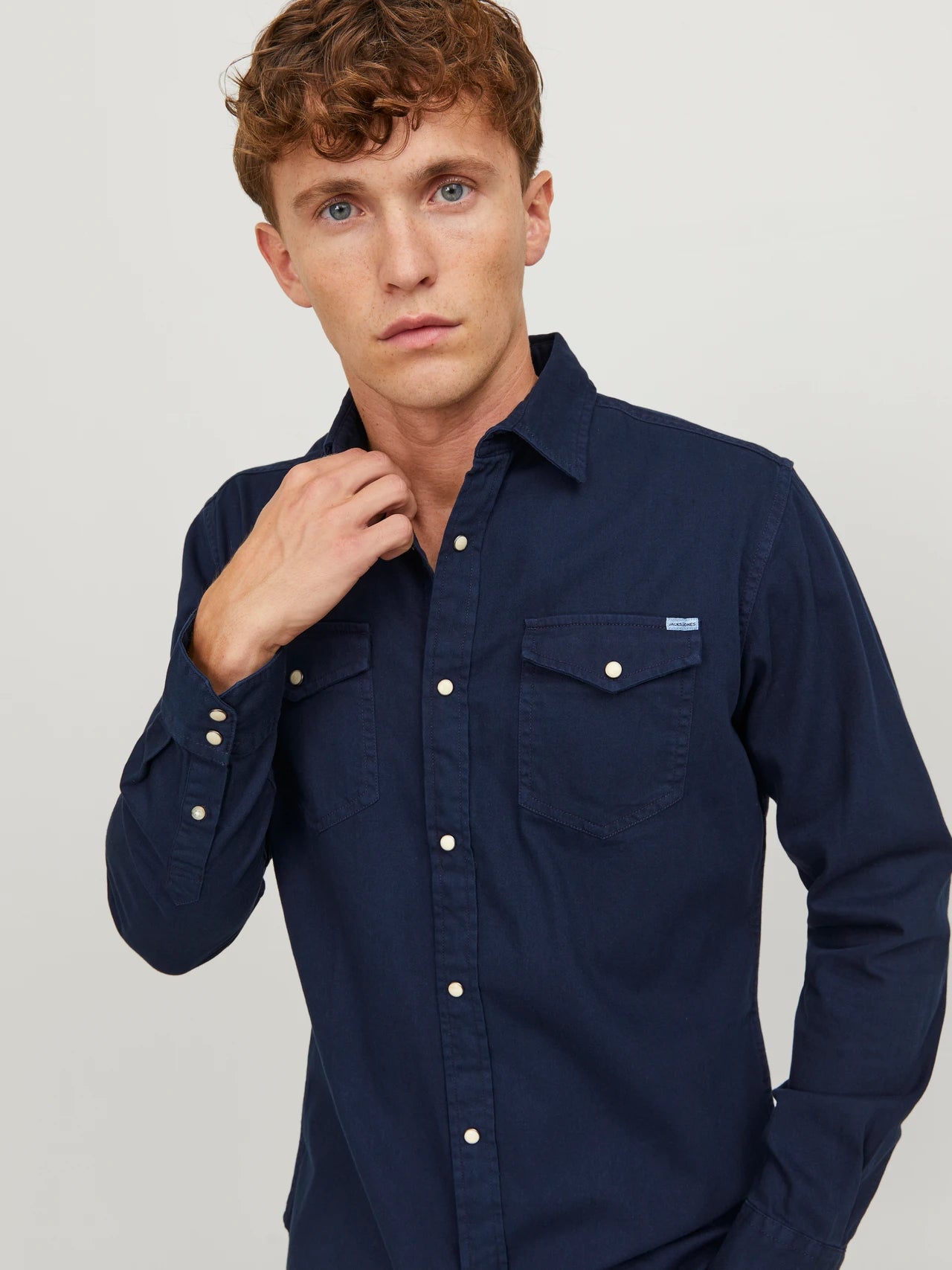 JJESHERIDAN Shirts - Dark Navy