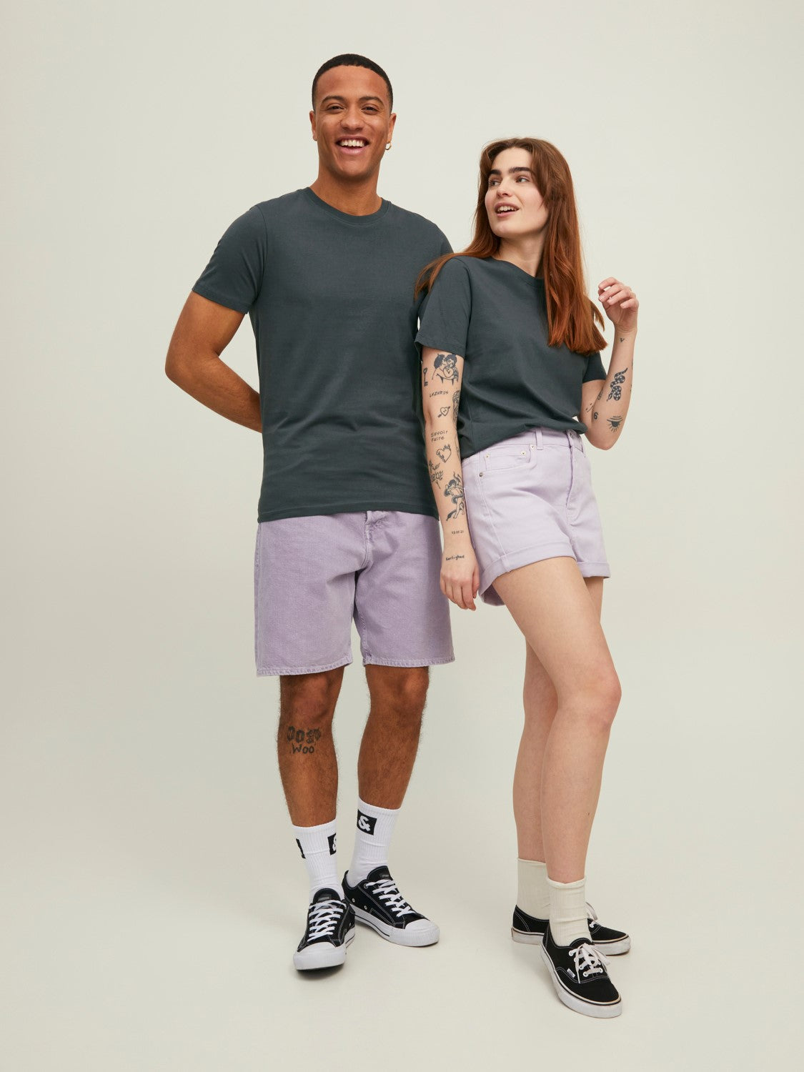 JJEORGANIC T-Shirt - Asphalt