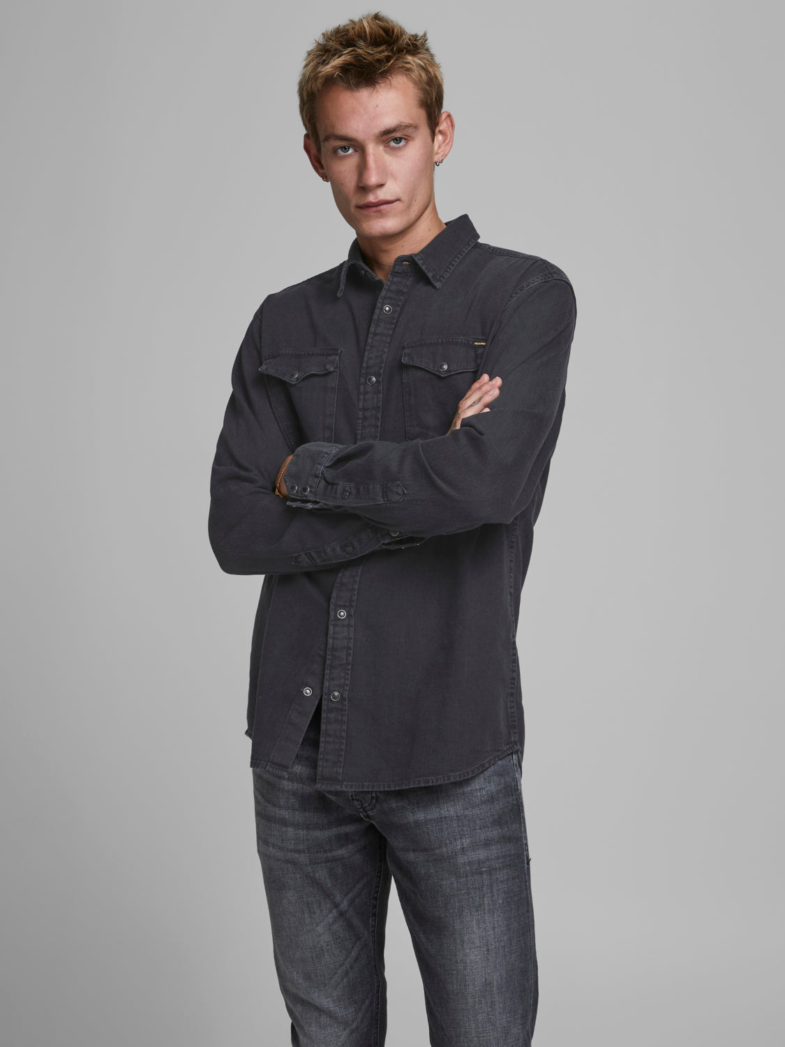JJESHERIDAN Shirts Black Denim – JACK JONES Athens