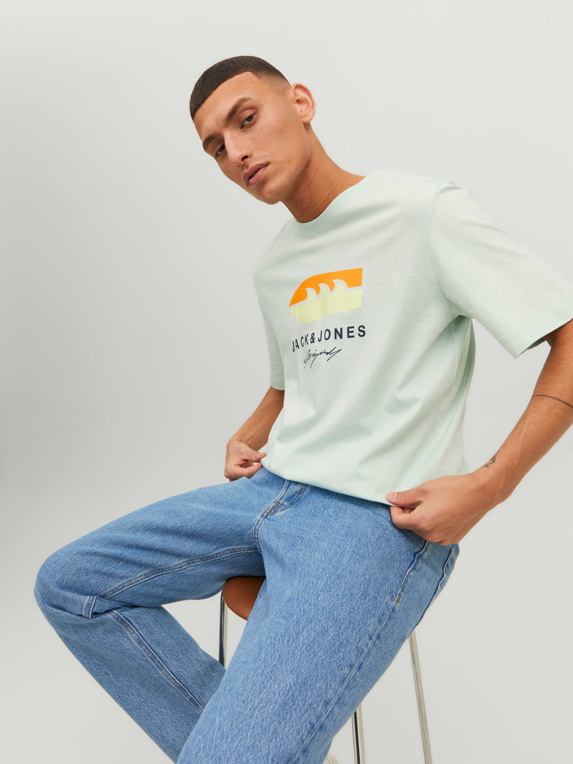 JORTULUM T-Shirt - Pale Blue