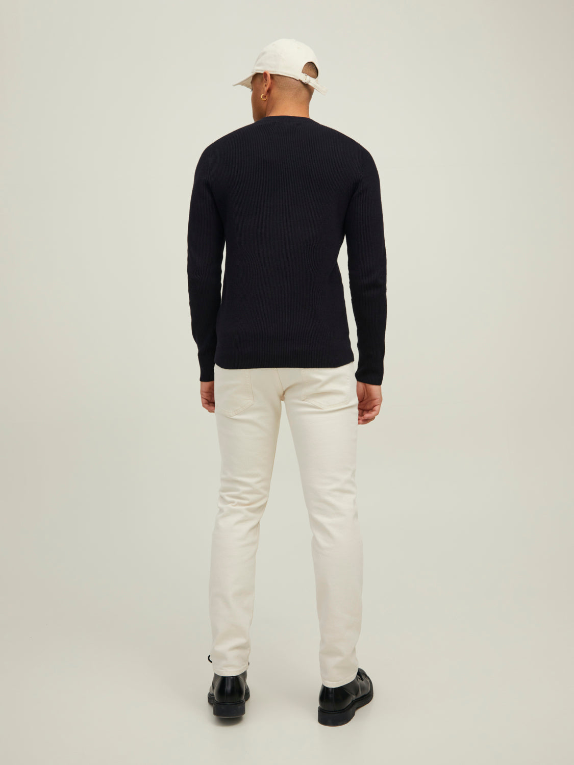 JPRPERFECT KNIT CREW NECK - Black