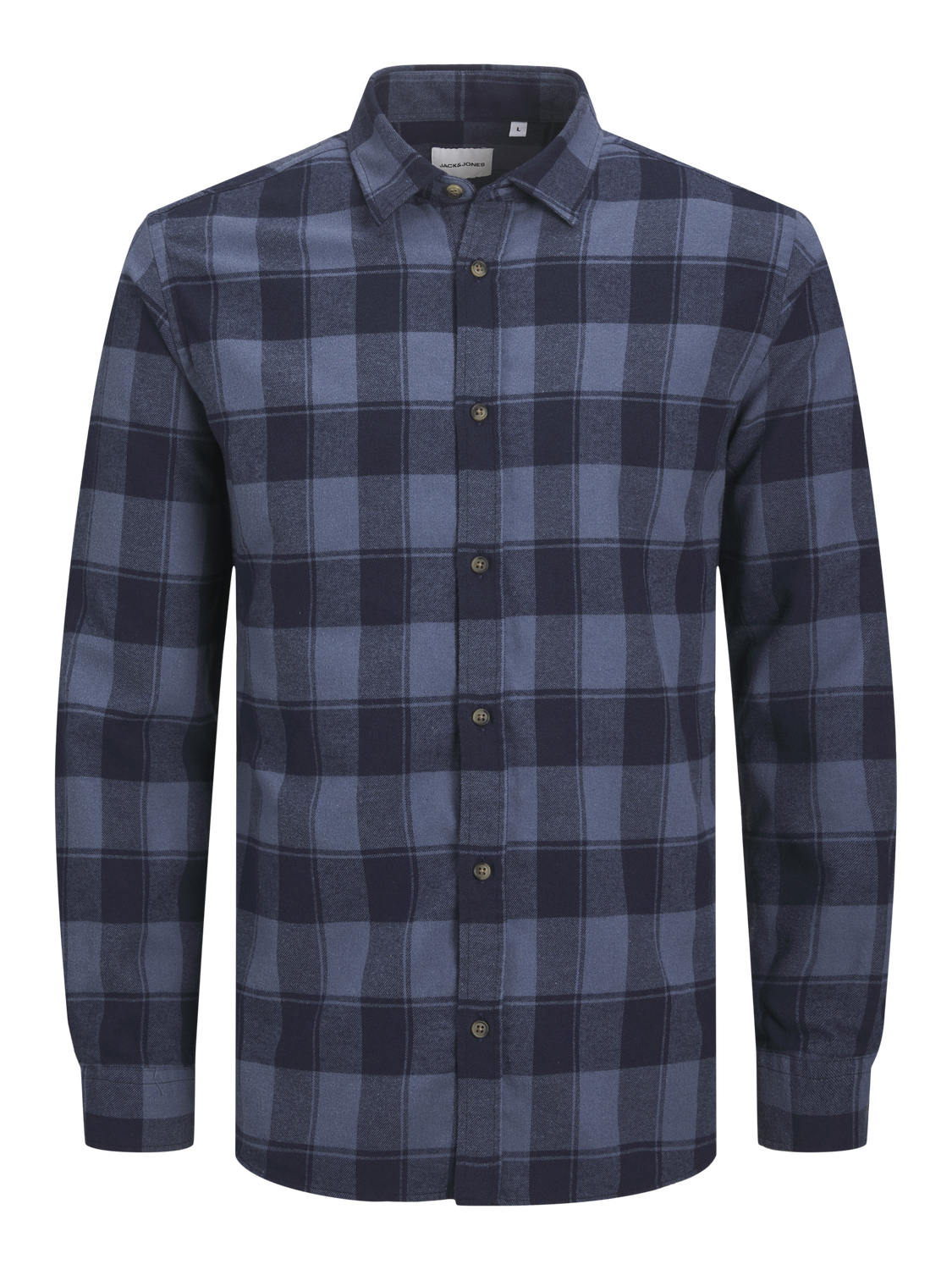 JJPLAIN Shirts - Vintage Indigo