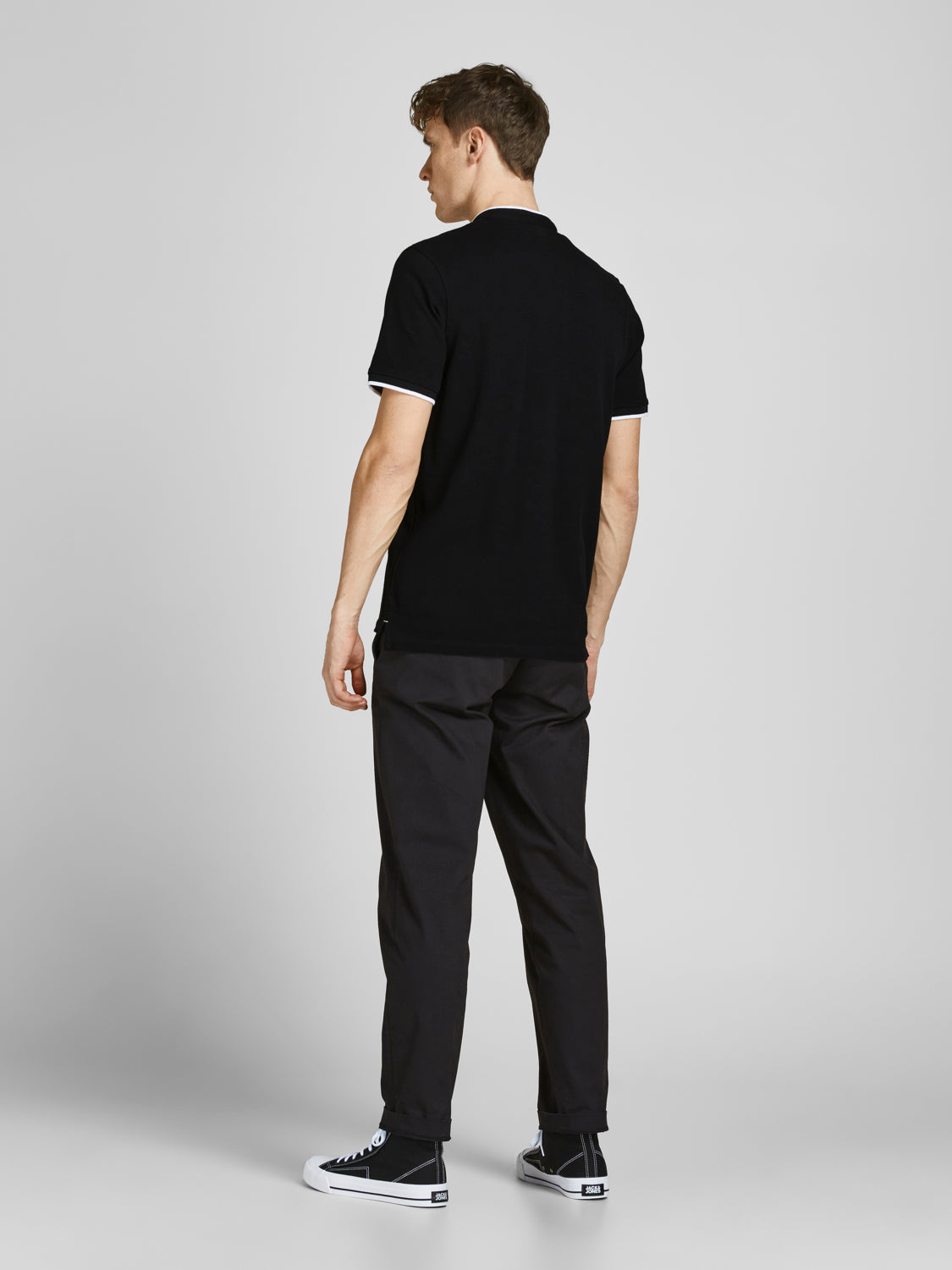 JJEPAULOS Polo Shirt - Black
