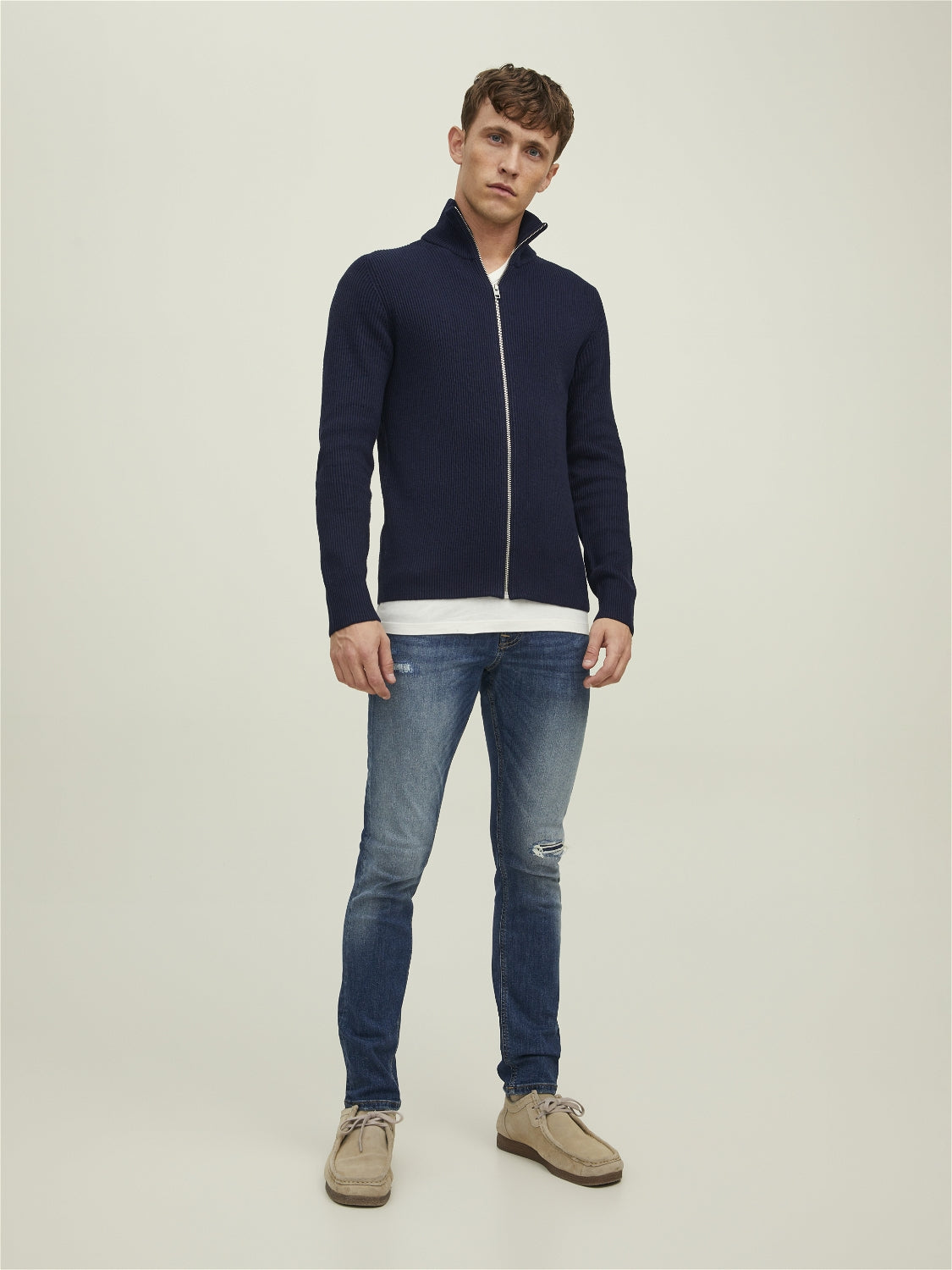 JPRCCPERFECT Cardigan - Maritime Blue