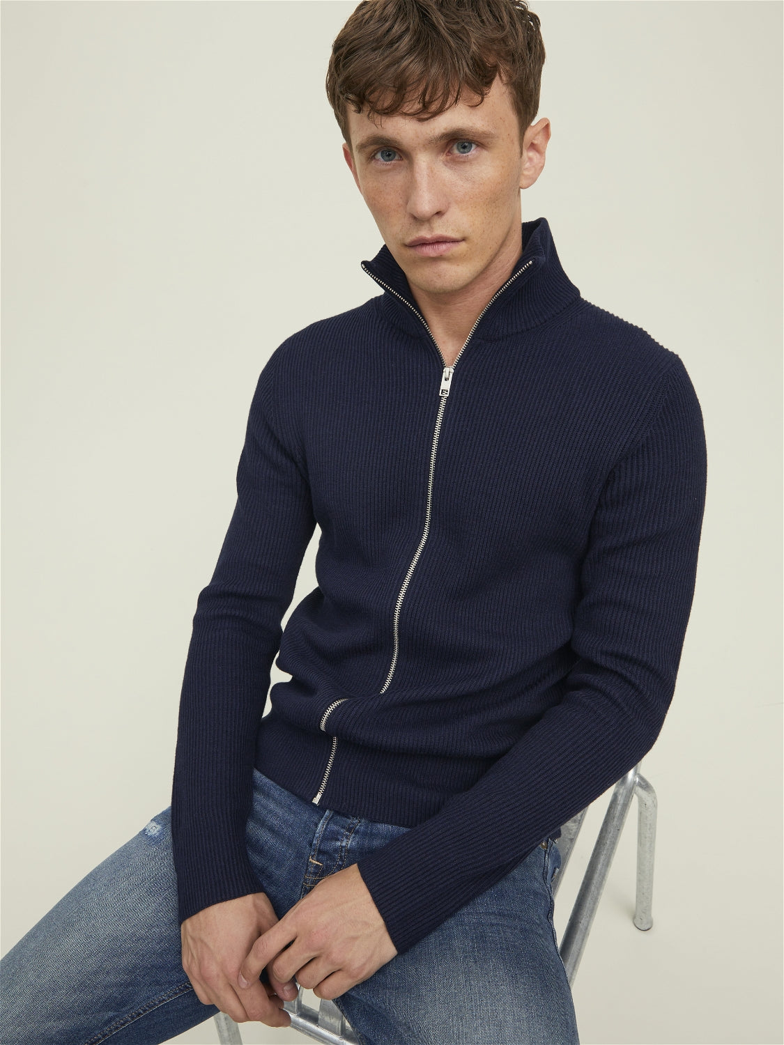 JPRCCPERFECT Cardigan - Maritime Blue