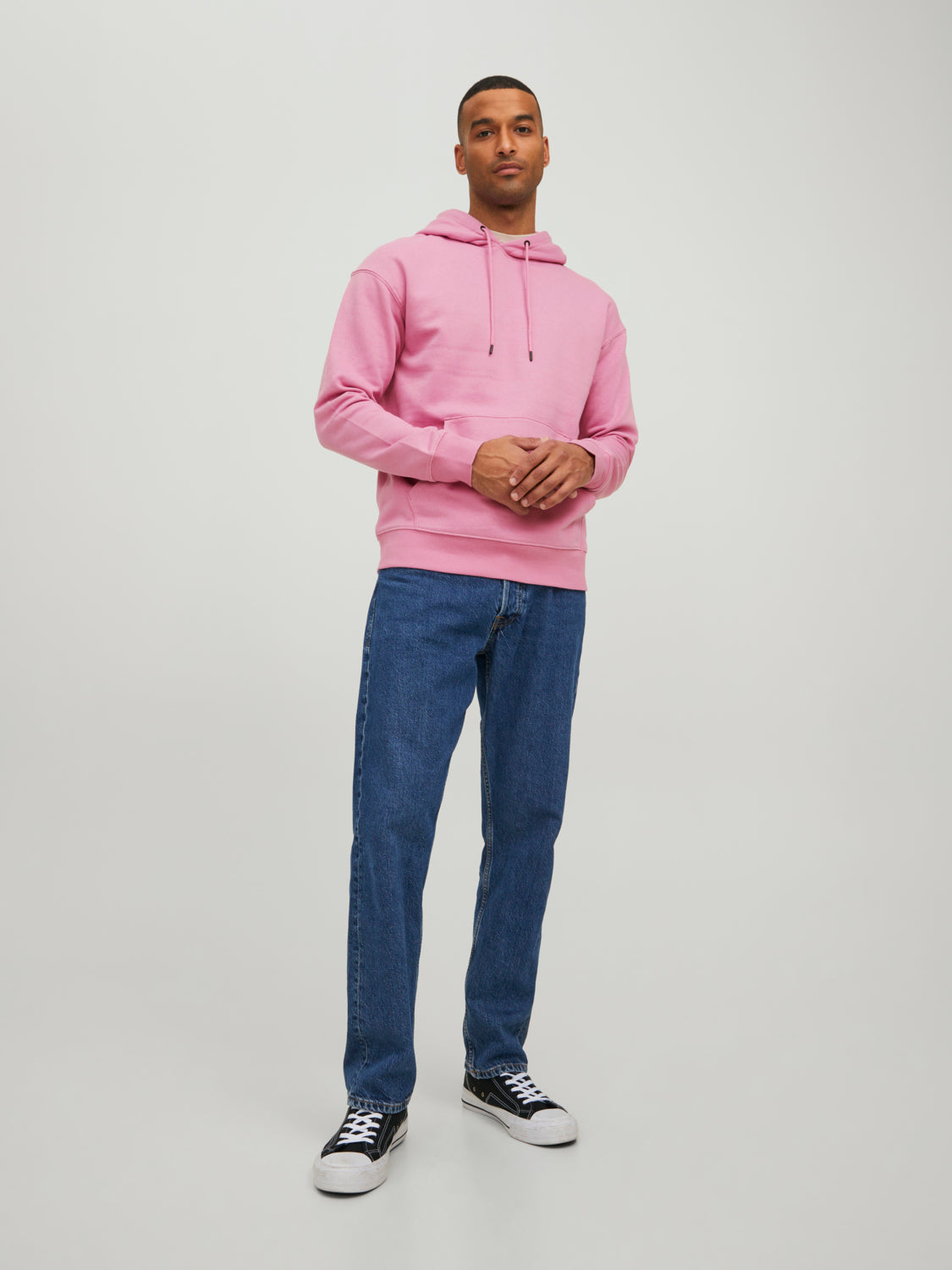 JJESTAR BASIC SWEAT HOOD NOOS - Crocus