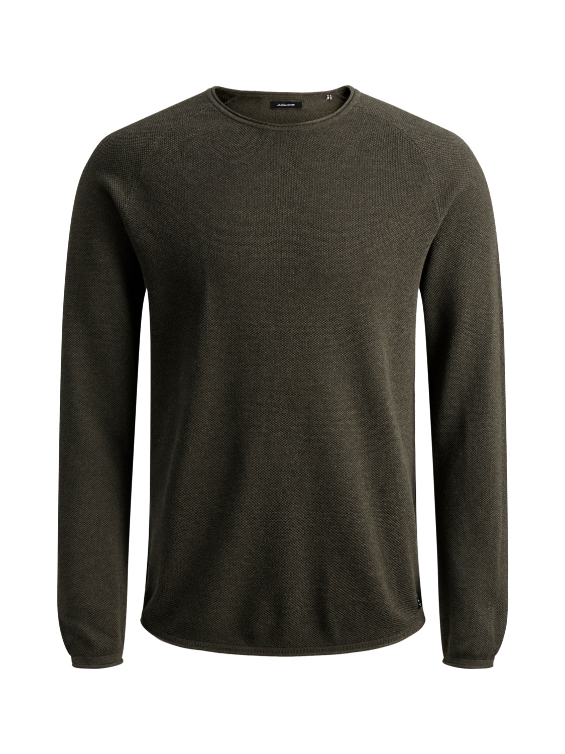 JJEHILL KNIT CREW NECK NOOS - 12157321 - Olive Night
