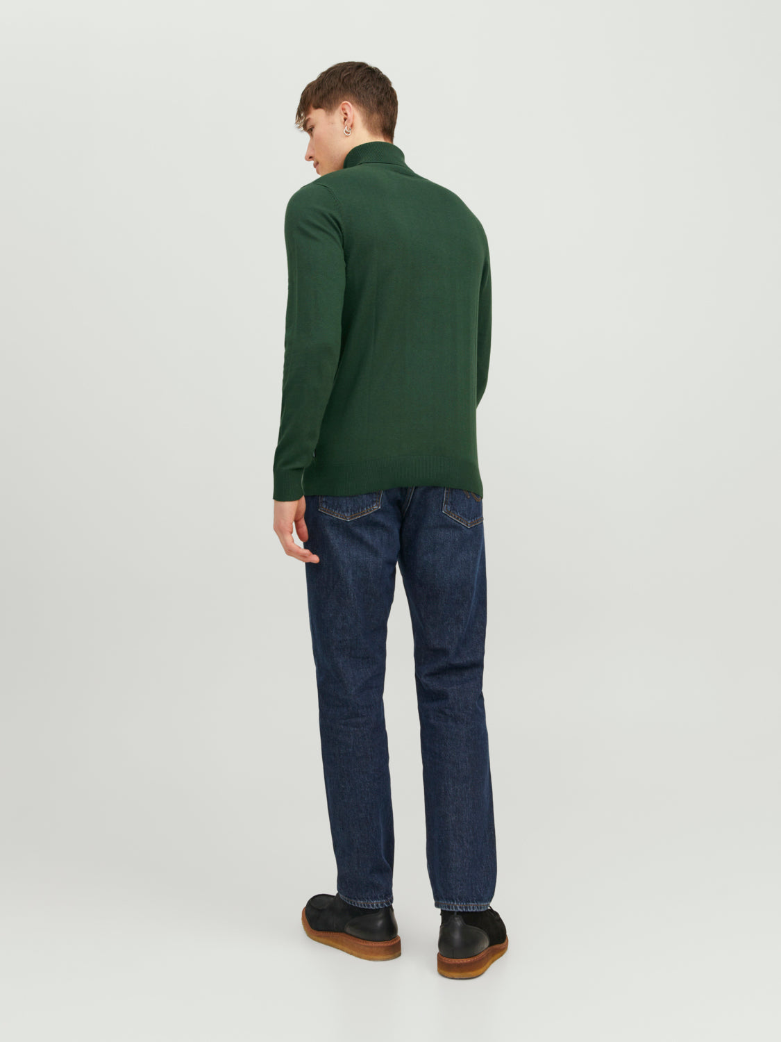 JJEEMIL KNIT ROLL NECK NOOS - 12157417 - Mountain View