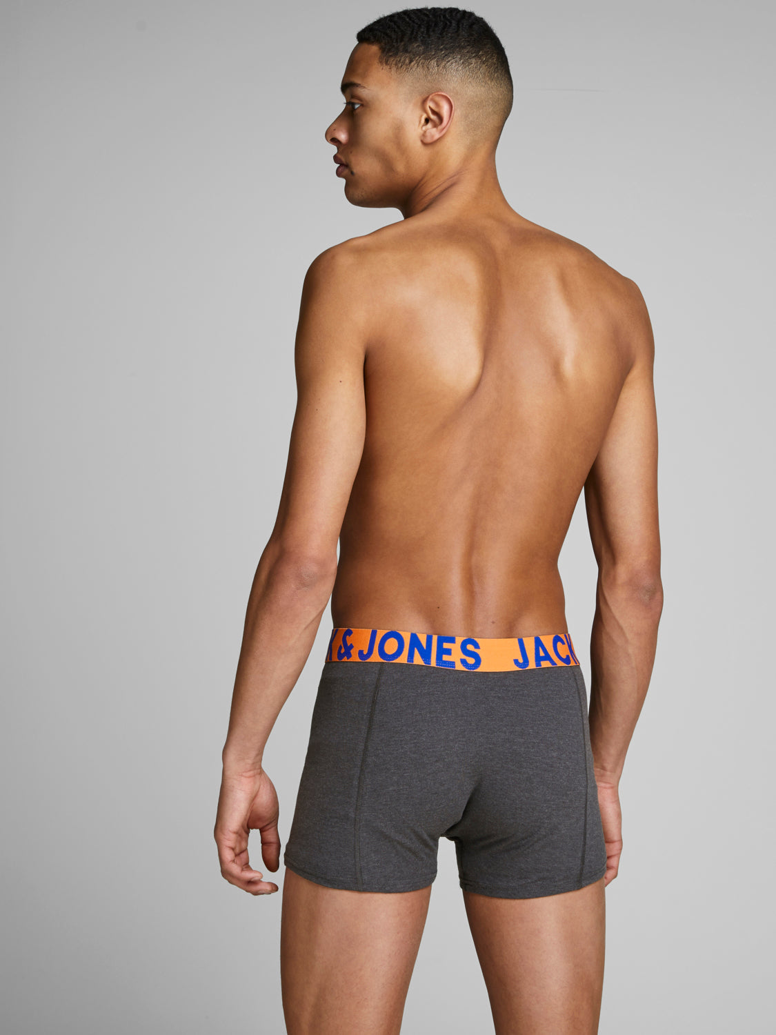 JACCRAZY SOLID TRUNKS 3 PACK NOOS - 12151349 - Black