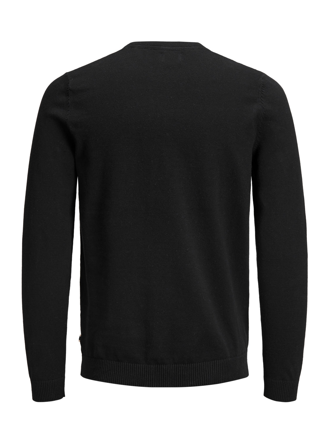 JJEBASIC KNIT CREW NECK NOOS - Black