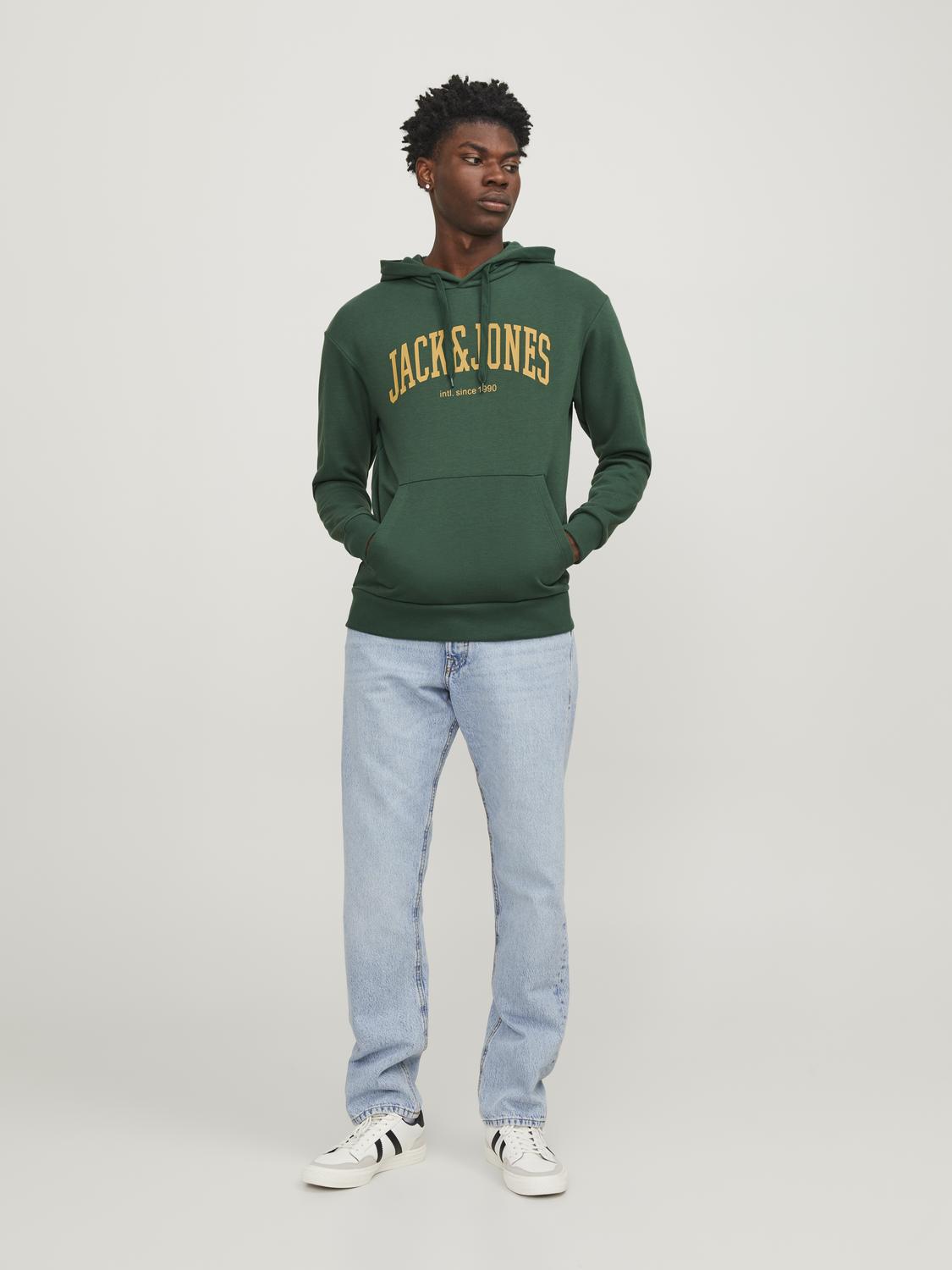 JJEJOSH Sweat - Dark Green