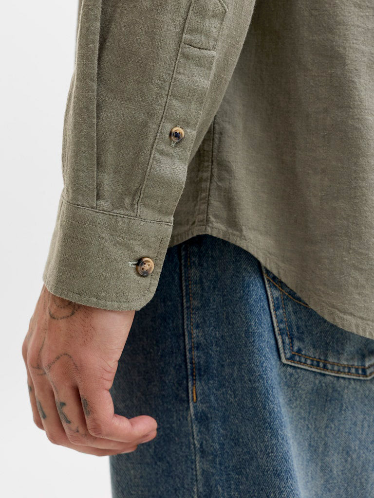 JJESUMMER Shirt - Dusty Olive