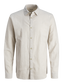 JJESUMMER LINEN BLEND SHIRT LS SN - 12248384 - Crockery