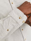 JJESUMMER LINEN BLEND SHIRT LS SN - 12248384 - Crockery
