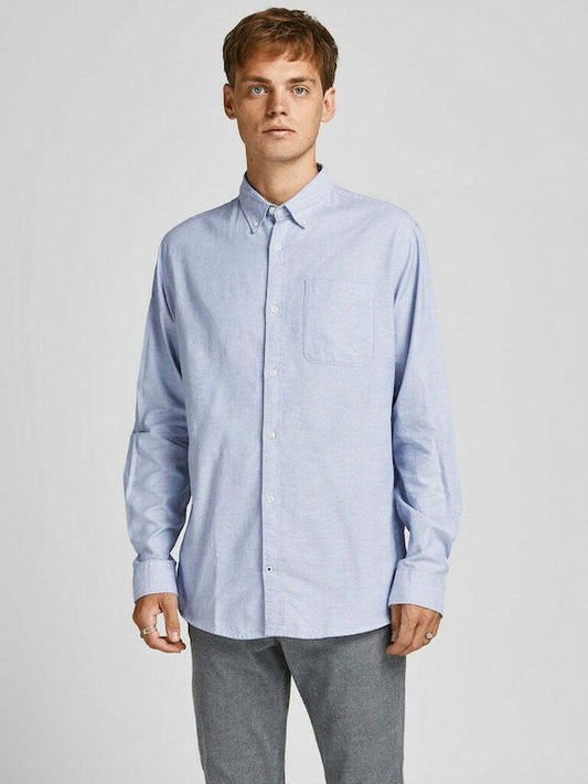 JJEOXFORD Shirts - Cashmere Blue