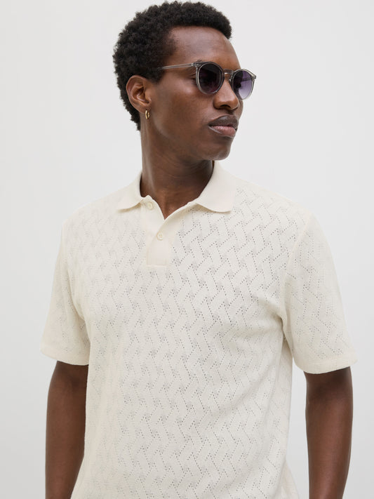 JPRBLATRENT Polo-Shirt - Cloud Dancer