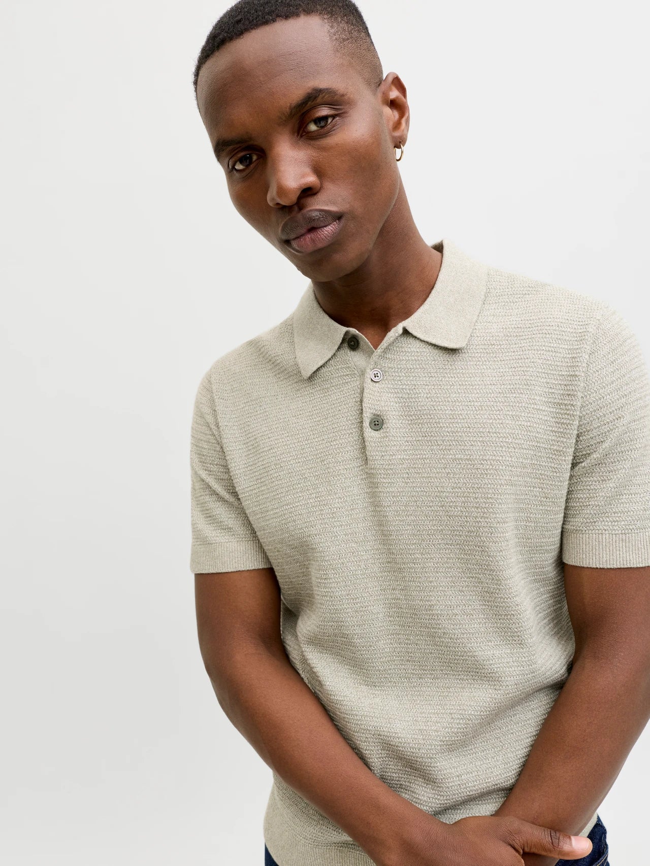 JPRBLURILEY Knit Polo-Shirt - Mermaid
