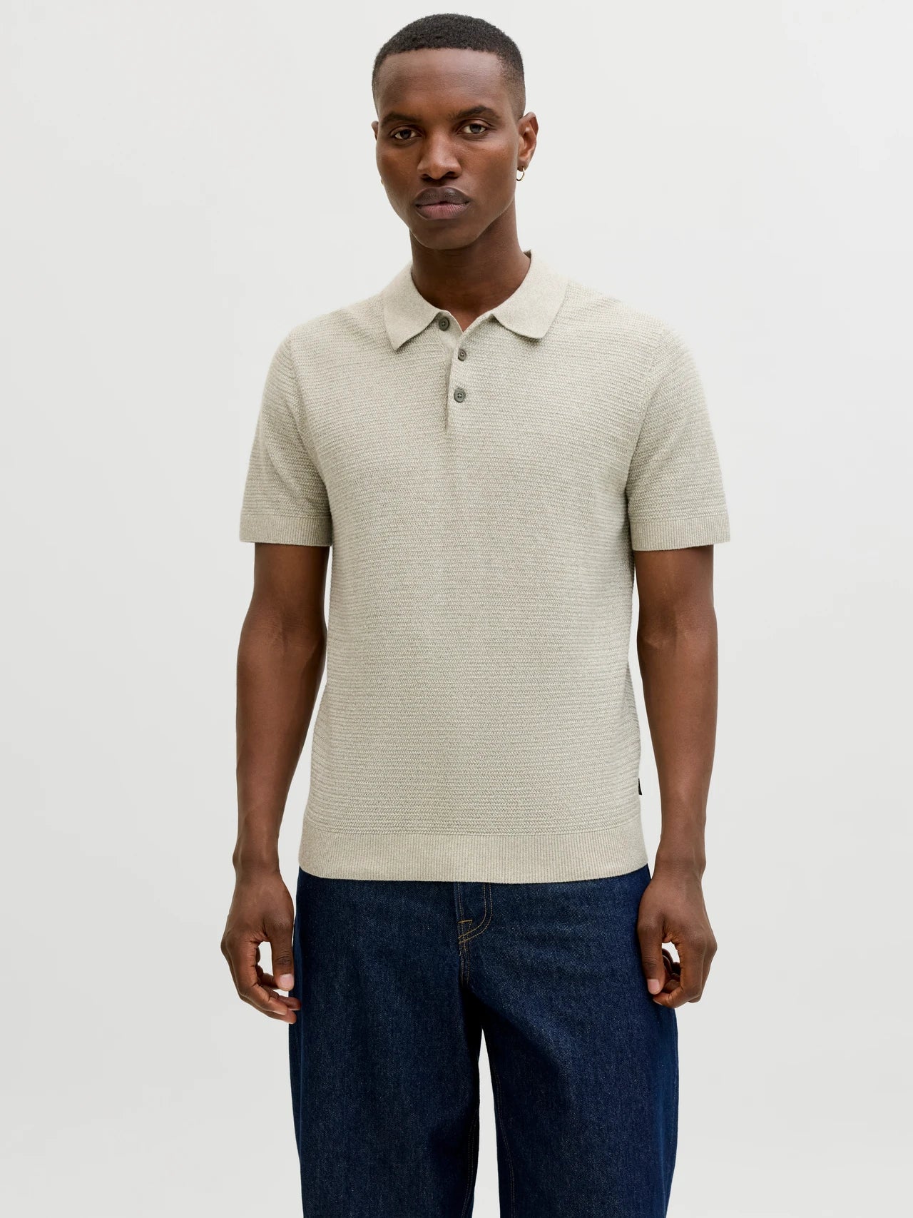 JPRBLURILEY Knit Polo-Shirt - Mermaid