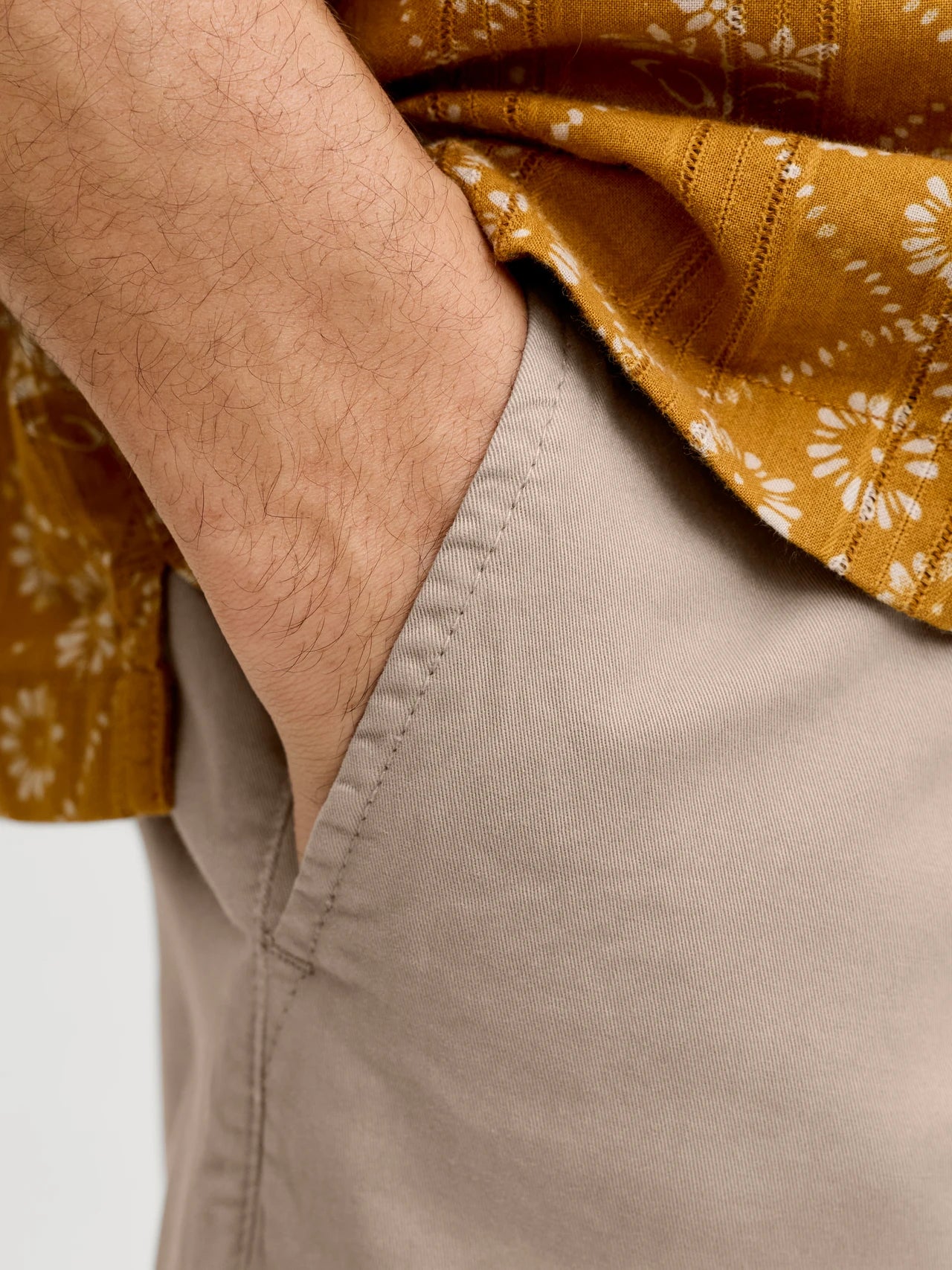 JPSTACE Chino Shorts - Lemon Pepper
