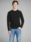 JJEBASIC KNIT CREW NECK NOOS - Black