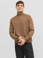 JJEEMIL KNIT HALF ZIP NOOS - 12189339 - Otter