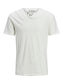 JJESPLIT T-Shirt - Cloud Dancer