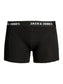 JACANTHONY TRUNKS 3 PACK BLACK - 12171944 - Black