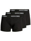 JACANTHONY TRUNKS 3 PACK BLACK - 12171944 - Black