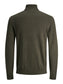JJEEMIL KNIT ROLL NECK NOOS - 12157417 - Olive Night