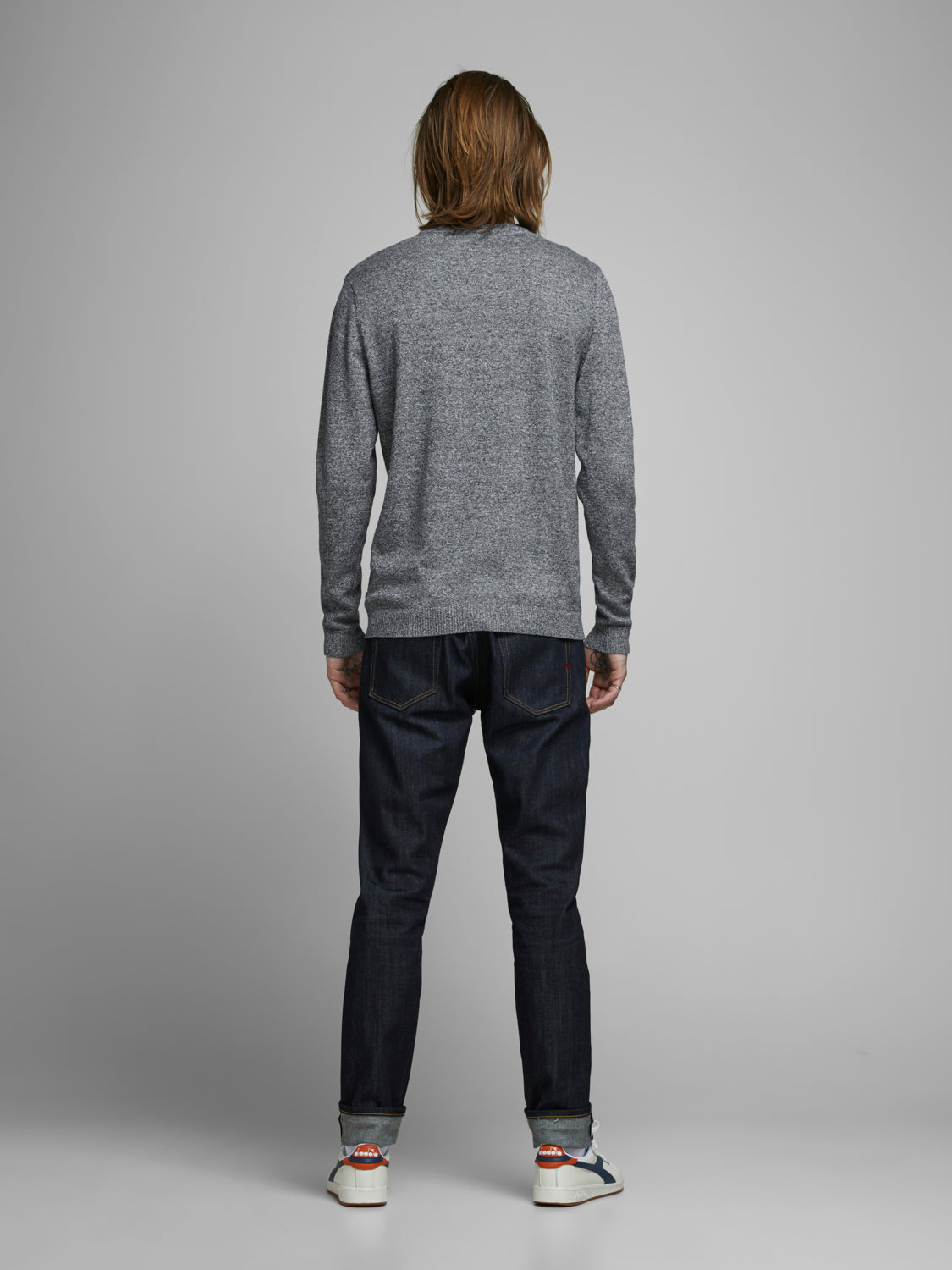 JJEBASIC Pullover - Navy Blazer