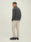 JJEHILL KNIT ROLL NECK NOOS - 12210931 - Dark Grey Melange