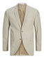 JPRRIVIERA LINEN BLAZER SLIM FIT SN - Petrified Oak