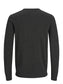 JJEBASIC Pullover - Dark Gray Melange