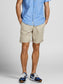 JPSTBOWIE Shorts - 12165604 - Oxford Tan