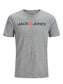 JJECORP T-Shirt - Light Grey Melange