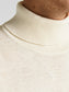 JJEEMIL KNIT ROLL NECK NOOS - 12157417 - Cloud Dancer