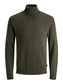 JJEEMIL KNIT ROLL NECK NOOS - 12157417 - Olive Night