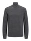 JJEHILL KNIT ROLL NECK NOOS - 12210931 - Dark Grey Melange