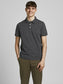 JJEPAULOS Polo Shirt - Dark Gray Melange