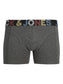 JWHETHAN TRUNKS 3 PACK- Dark Grey Melange