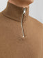 JJEEMIL KNIT HALF ZIP NOOS - 12189339 - Otter